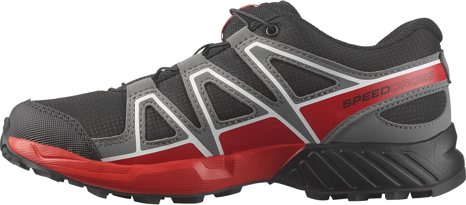 

Кроссовки для трейл-раннинга Salomon Kids Speedcross J для детей и подростков, черный/красный