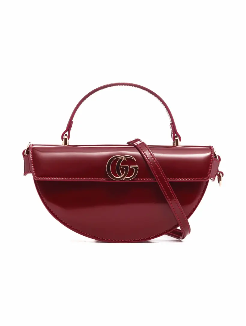 

Мини сумка Half-moon Gucci, бордовый