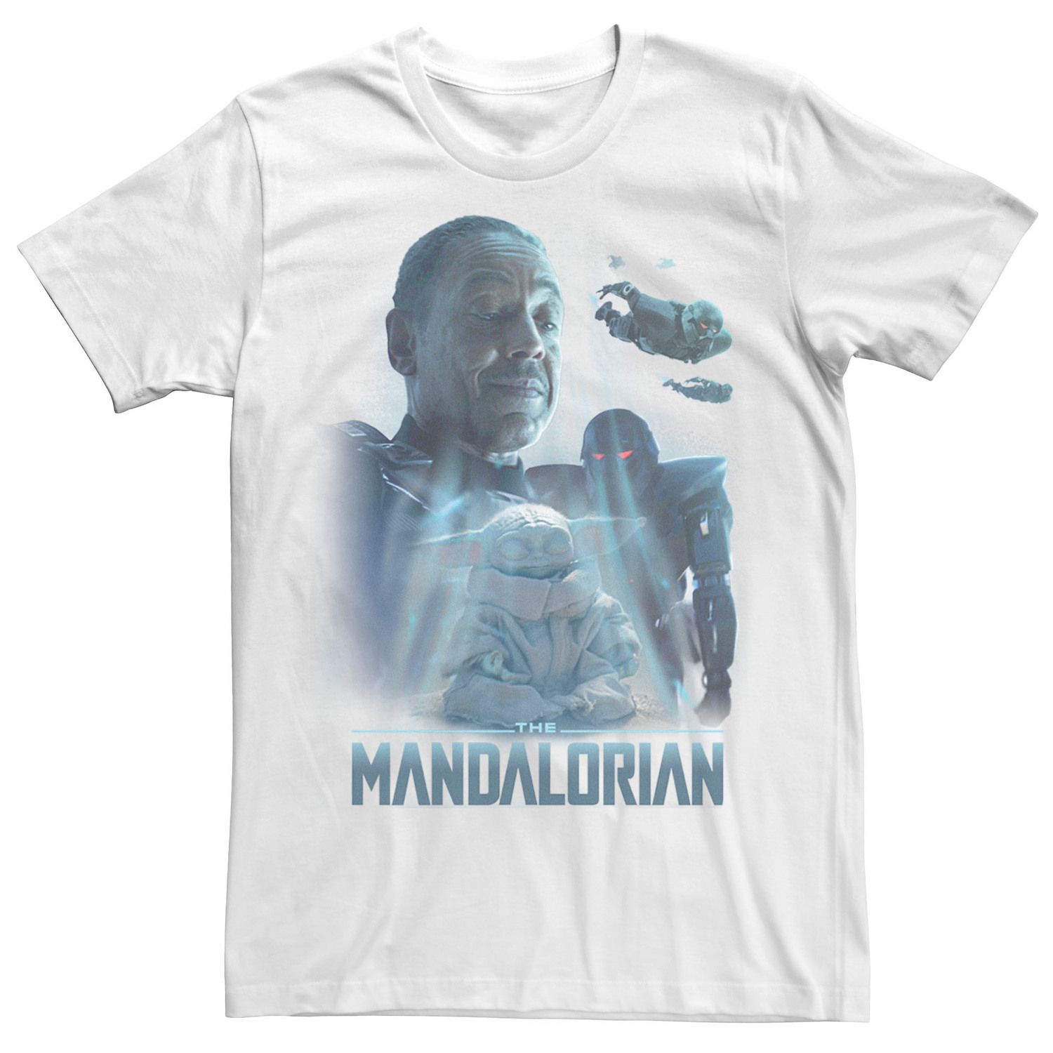 

Мужская футболка Star Wars: The Mandalorian Grogu Moff Gideon Collage R14