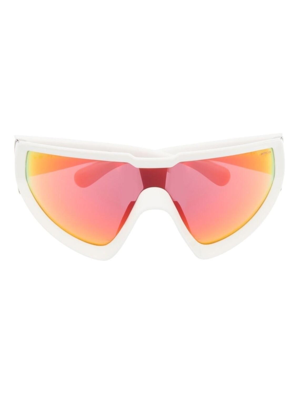 

Moncler Eyewear солнцезащитные очки Wrapid в массивной оправе, белый