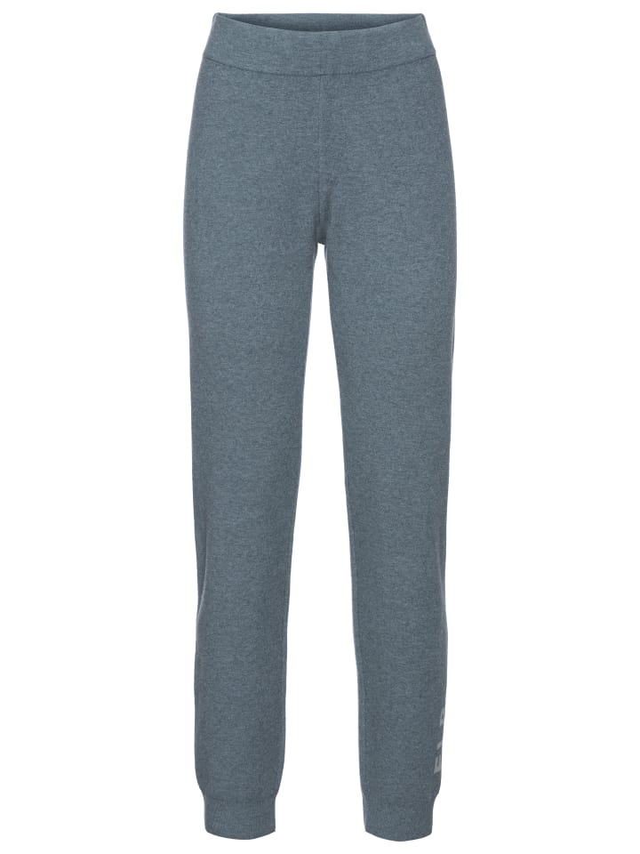 

ELBSAND Вязаные брюки цвета бензина