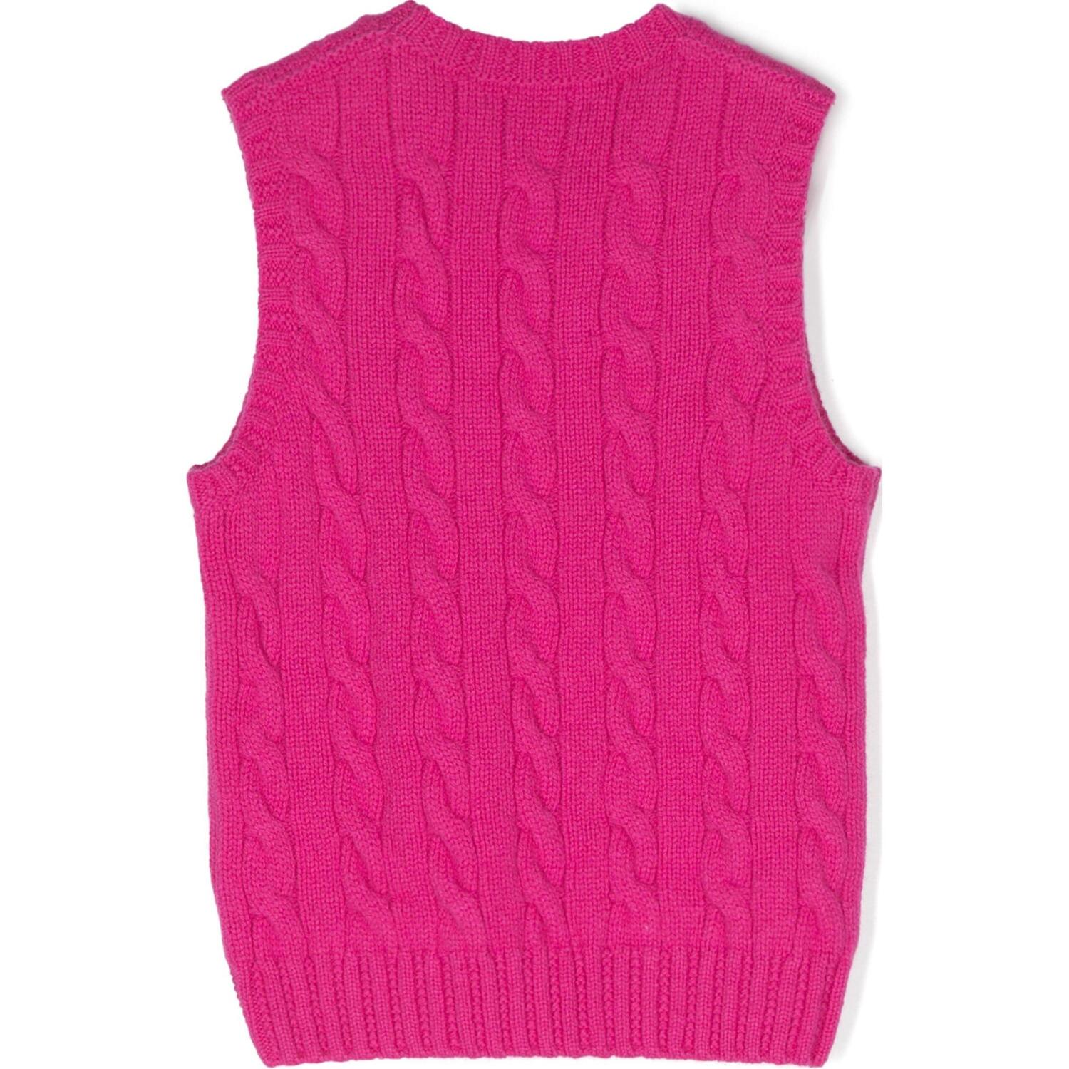 Polo Ralph Lauren Свитер SS24 Peach Pink детский — фото 4