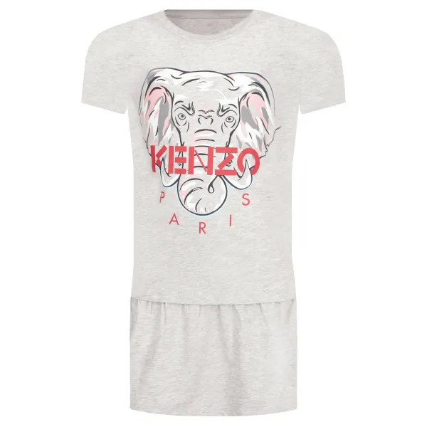 

Платье Kenzo Kids, серый