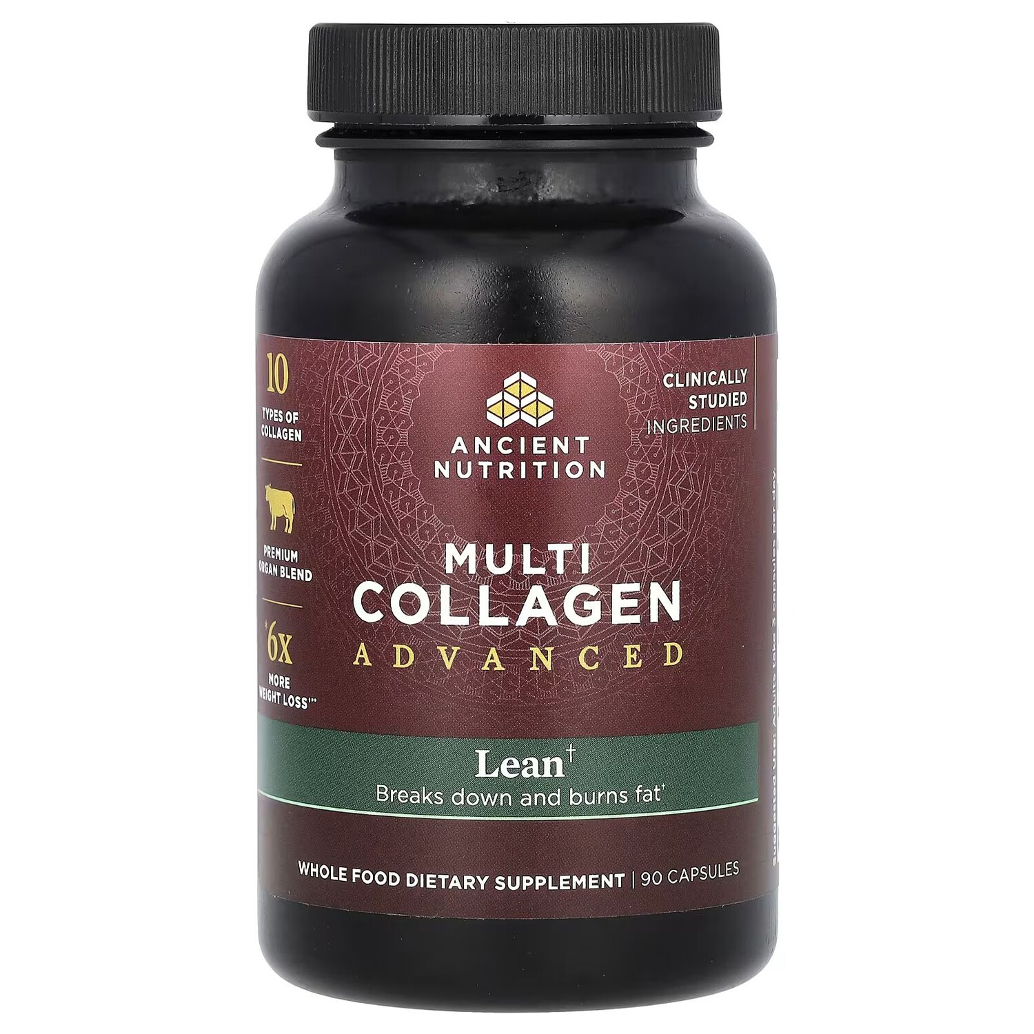 

Multi Collagen Advanced, Постный продукт, 90 капсул Ancient Nutrition