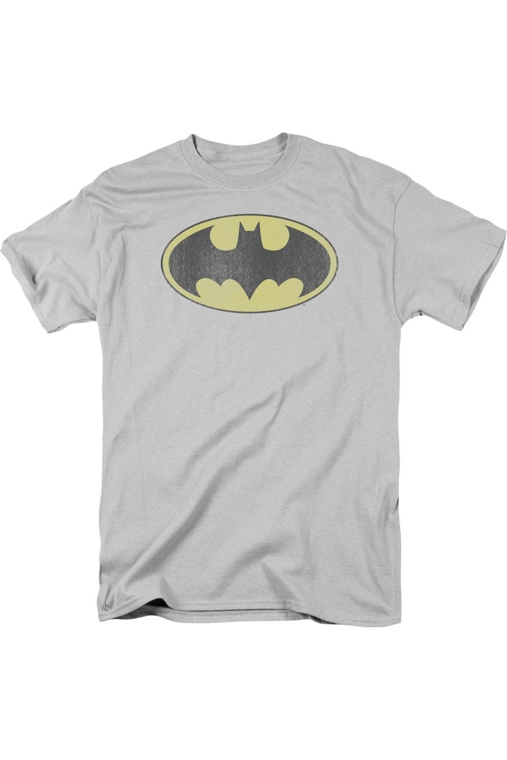 

Футболка с коротким рукавом и логотипом Batman Retro Bat от DC Comics для взрослых Gildan, серебряный