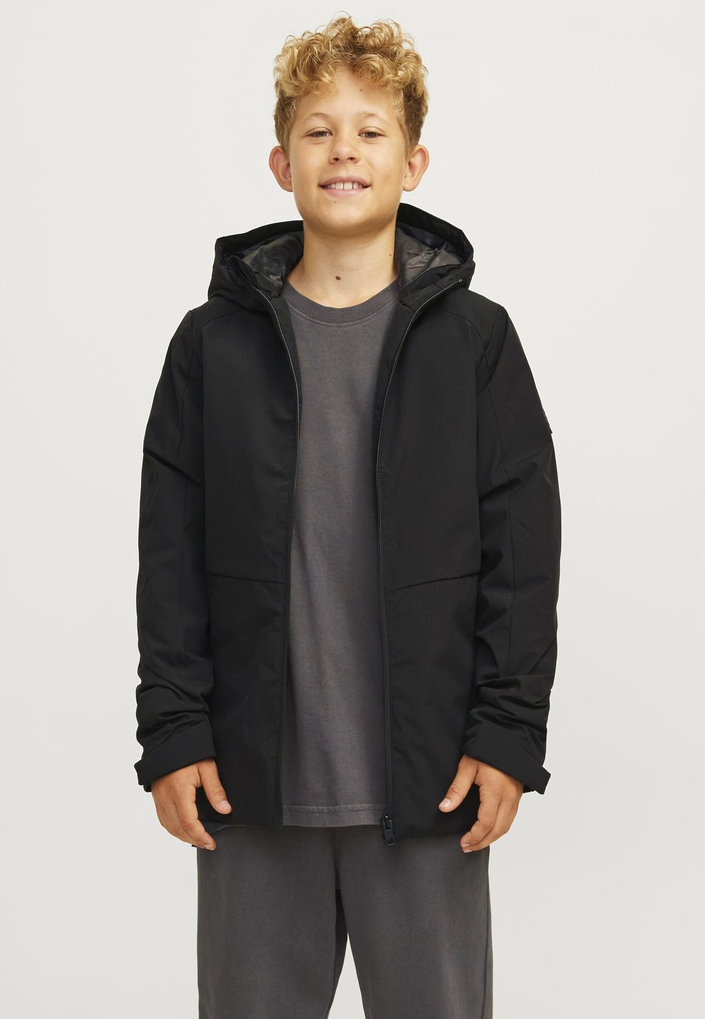 

Демисезонная куртка JWHAXEL TRANSITIONALJNR Jack & Jones Junior, черный