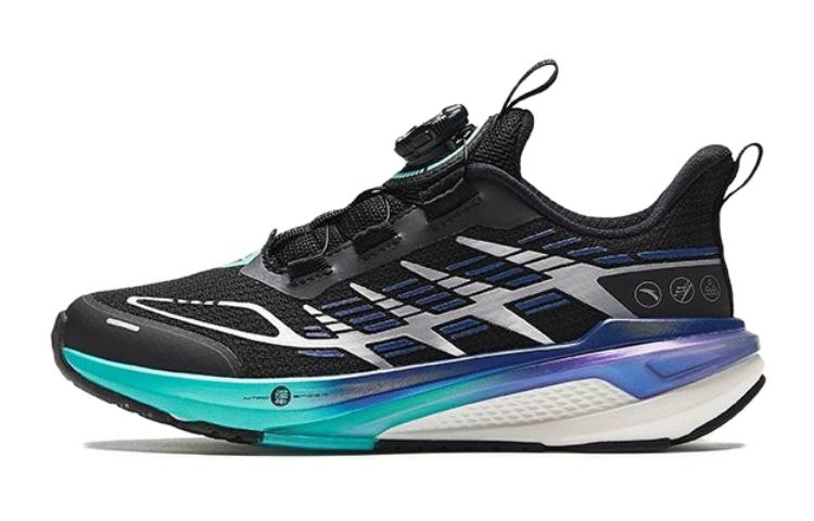 

Antakids Кроссовки Decisive Victory Jiang Rebound 2.0 с низким верхом, устойчивые к истиранию, цвет: черный, синий, для подростков