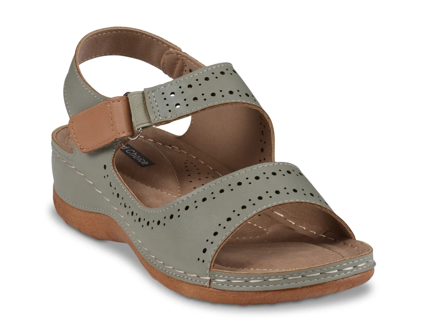 

Сандалии Foster Wedge Sandal Good Choice, цвет sagegreen