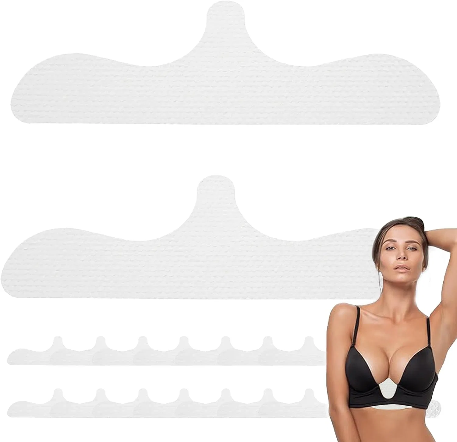 Потопоглощающие подушечки для бюстгальтера из хлопка, 20 шт, белые