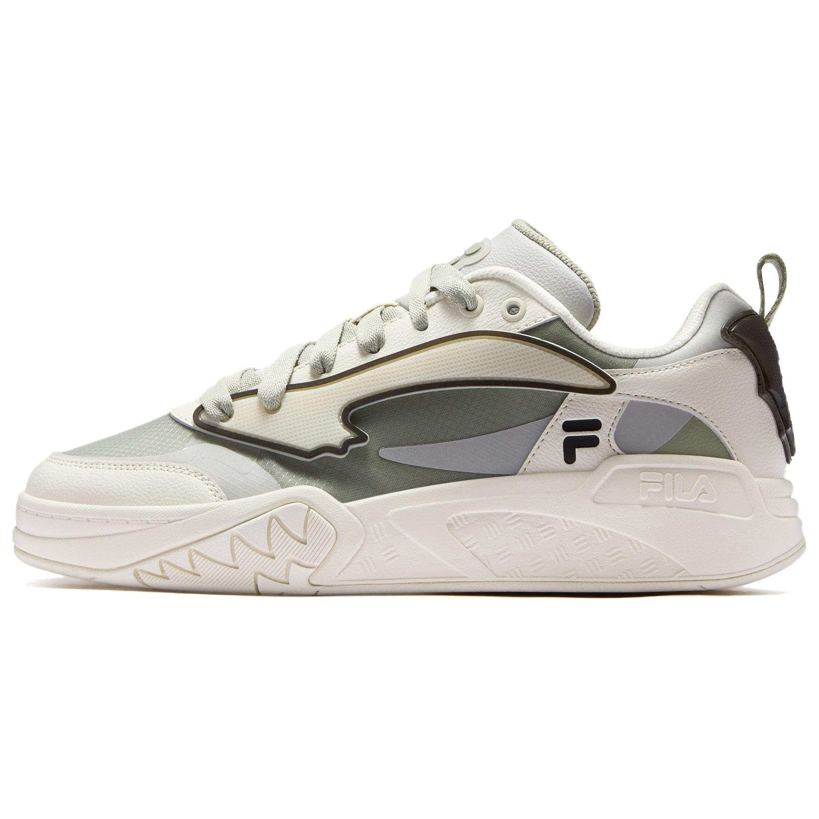

FILA FUSION Баскетбольные кроссовки DESPERADO Outlaw LOW Top Vintage, мужские, кремового цвета с серым оттенком