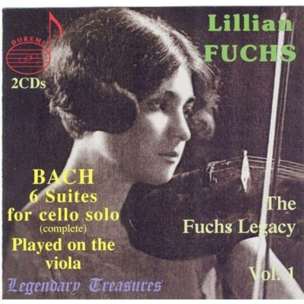 

Диск CD J.S. Bach: 6 Suites for Cello Solo (Complete) Played on the Viola - Johann Sebastian Bach, Lillian Fuchs