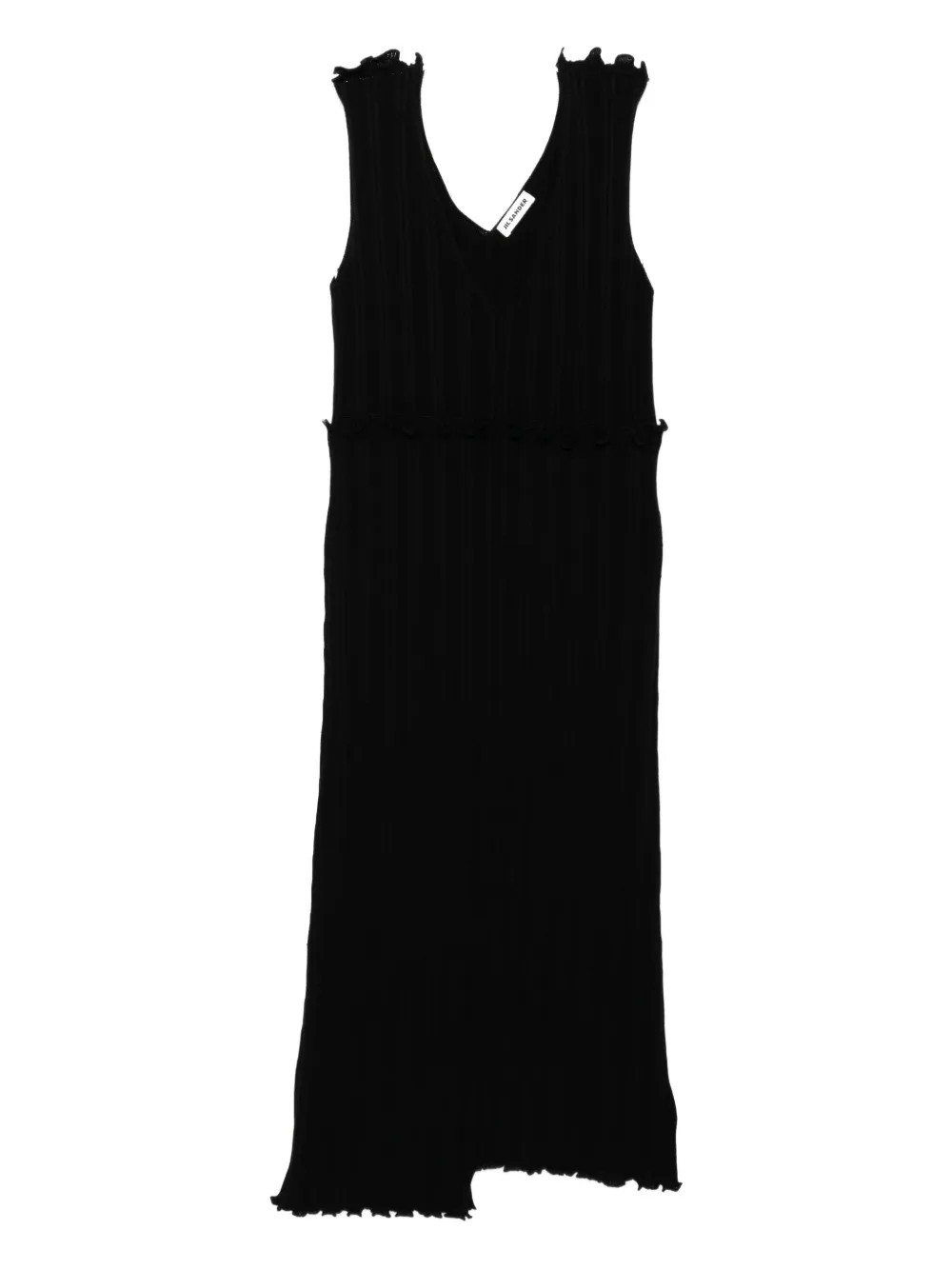 

Платье с пуговицами JIL SANDER, черный