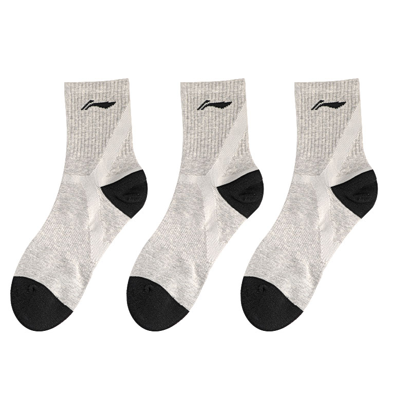 

Низкие носки унисекс набор из 3 пар LINING, серый