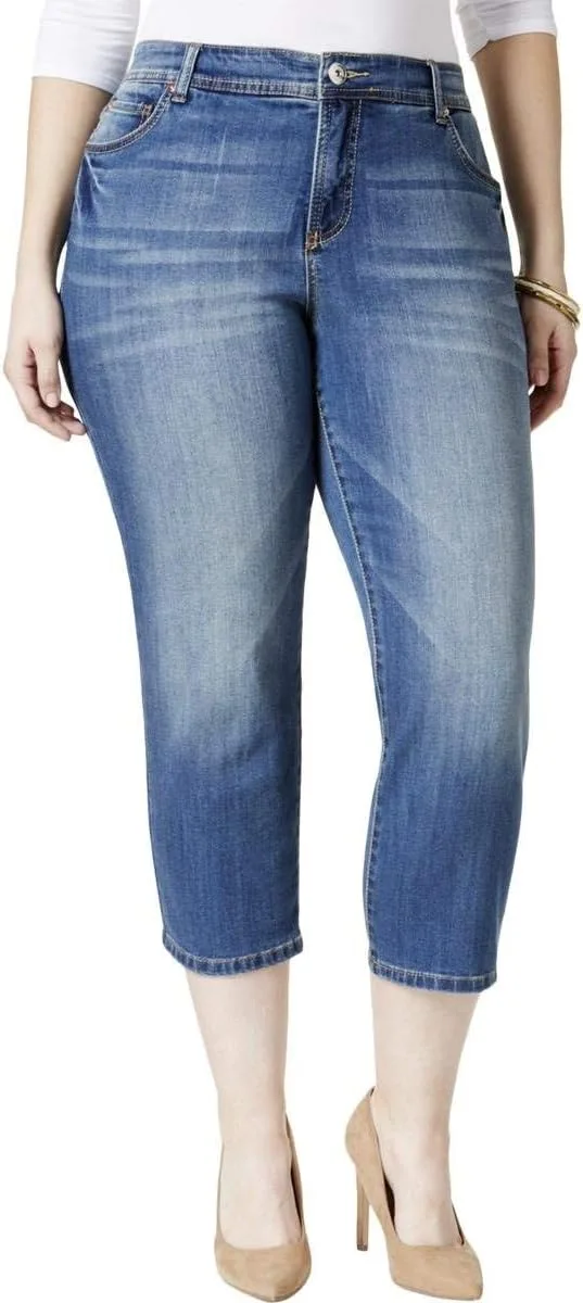 

Джинсы Regular-Fit Cropped-Leg Gardenia Wash International Concepts
