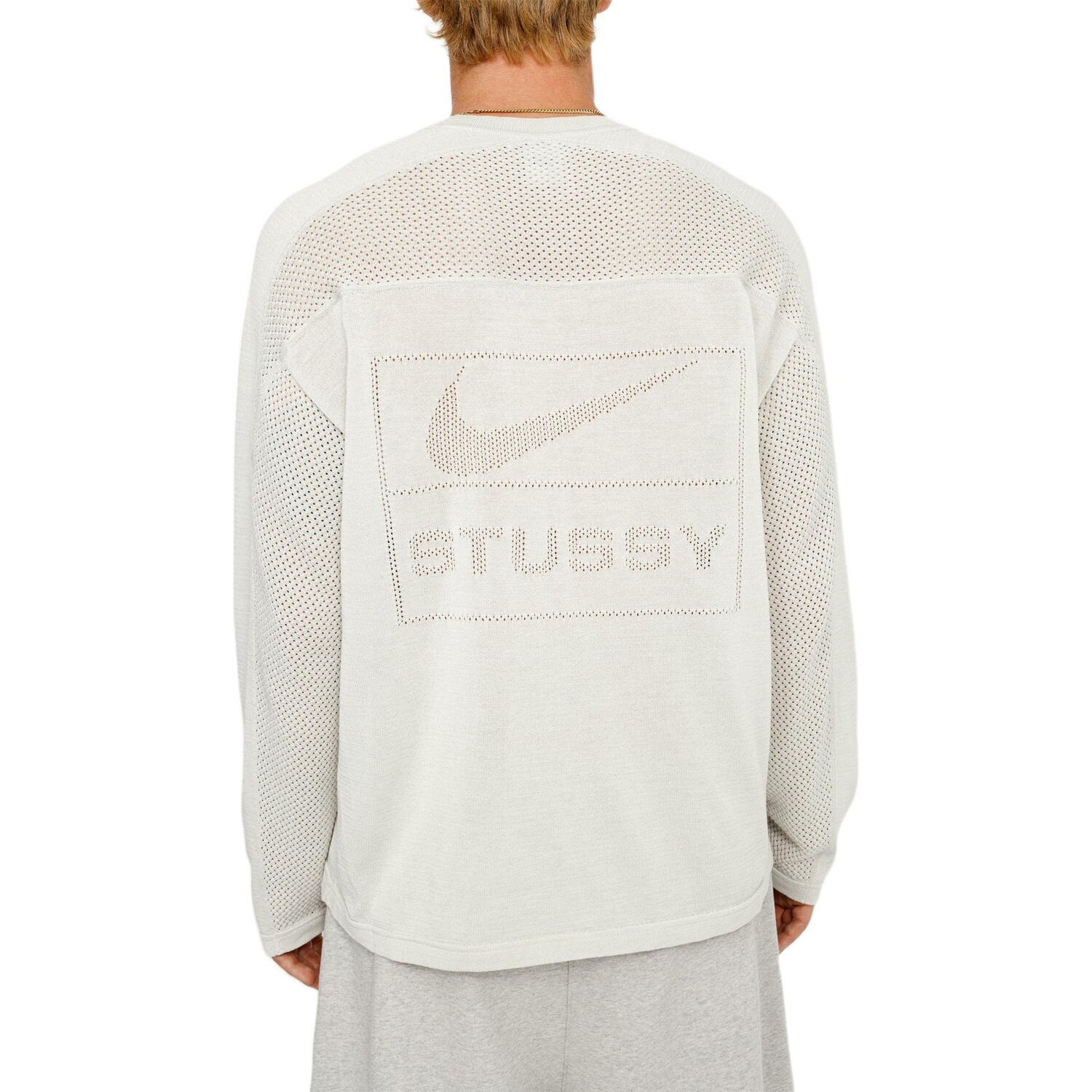 Stussy Футболка унисекс белая Nike, белый — фото 4