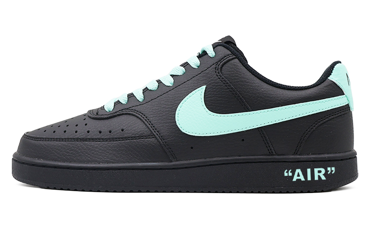 

Кроссовки Nike Court Vision 1 Skateboarding Shoes Unisex Low-top Tiffany Green, черный/зеленый