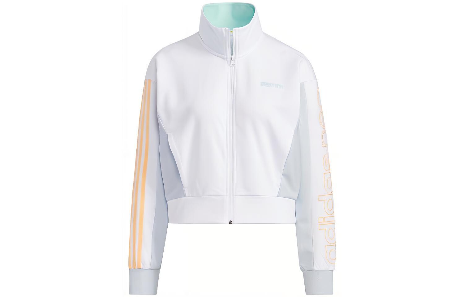 

Укороченное пальто женское белый Adidas Neo