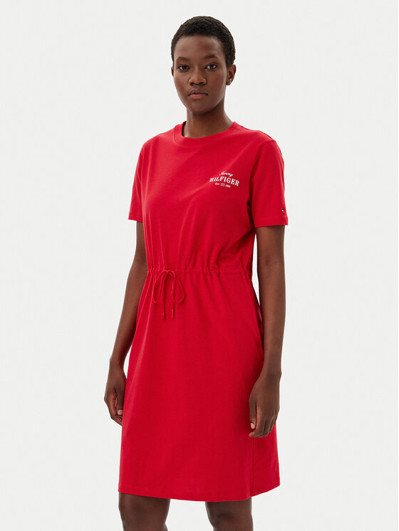 

Платье на каждый день стандартный крой WW0WW45529 Tommy Hilfiger, красный