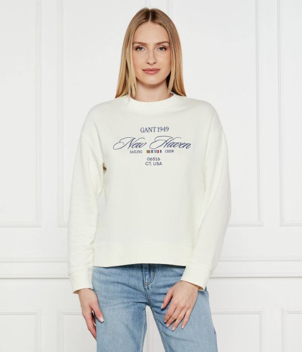 

Свитер Relaxed fit Gant, экрю