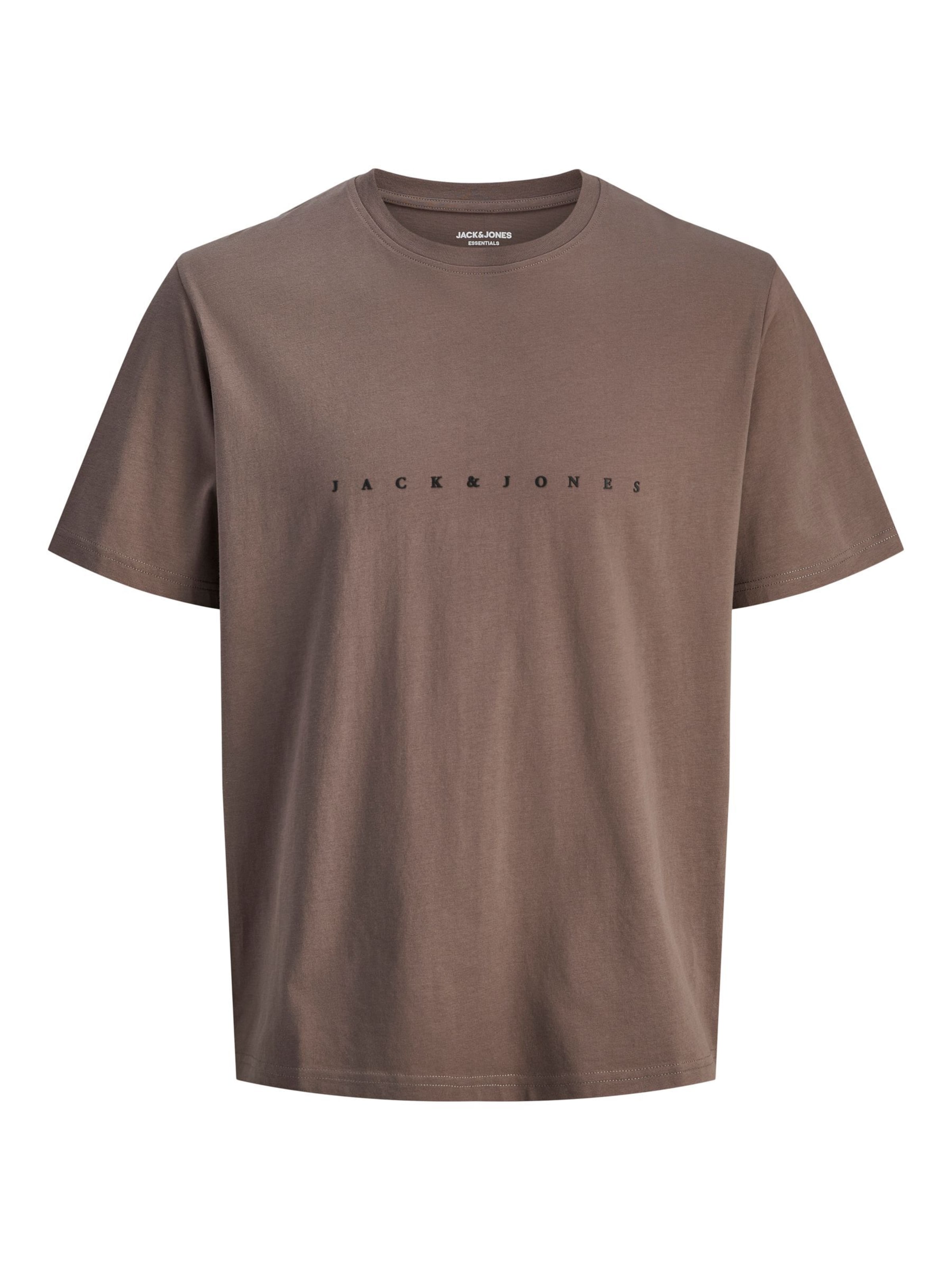 

JACK & JONES Футболка в темно-коричневом цвете