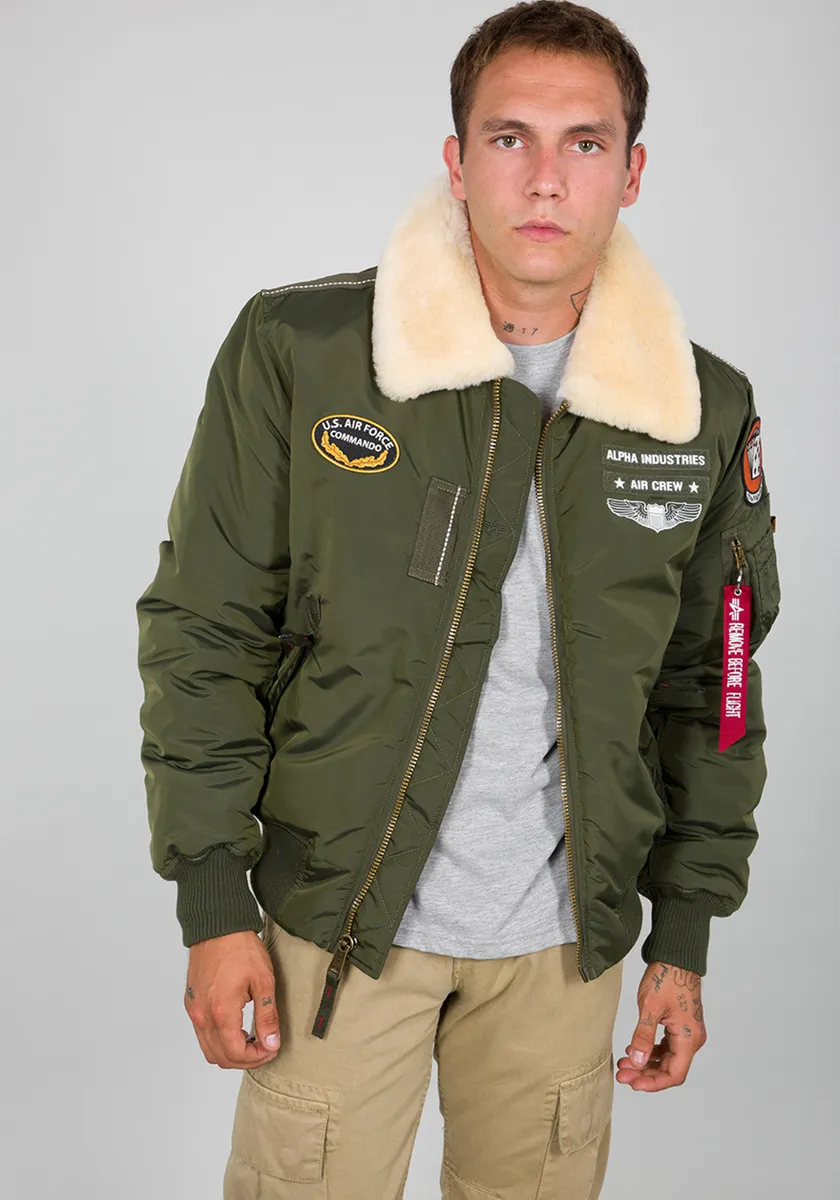 

Куртка-бомбер Alpha Industries " Alpha Industries Мужчины - Куртки-бомберы Injector III Air Force", зеленый