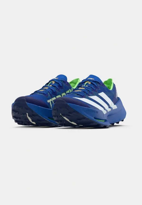 Кроссовки для трейлраннинга agravic speed ultra 2 Adidas Terrex, Blue/Footwear White/Lime Burst — фото 3
