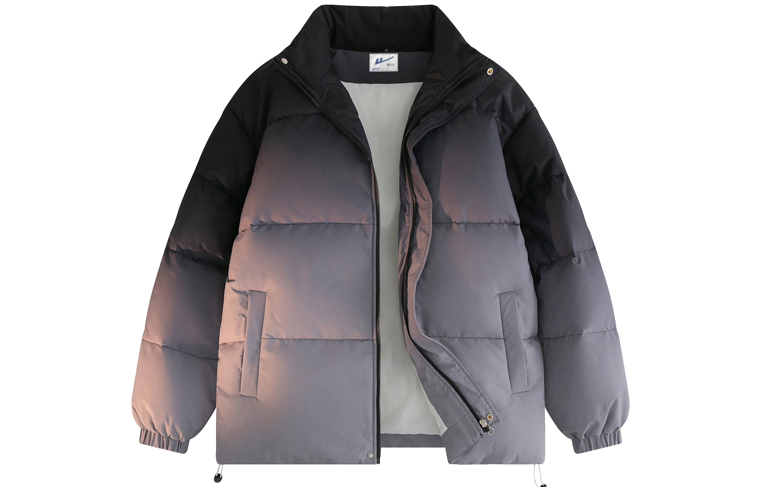 

WARRIOR Пуховик Unisex, Black Stand Collar