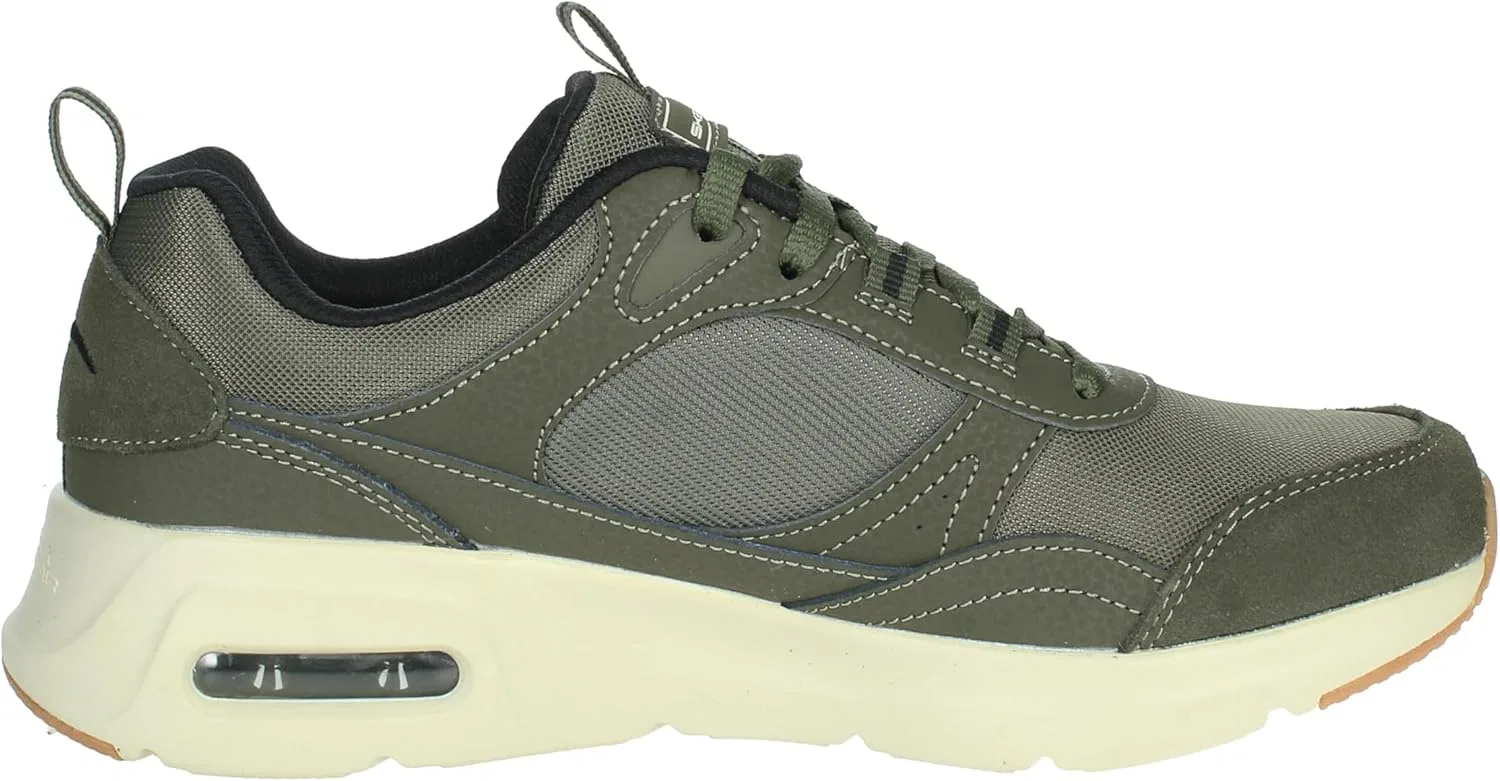 Мужские кроссовки Skechers Skech-Air Court Homegrow, Olive Green — фото 4