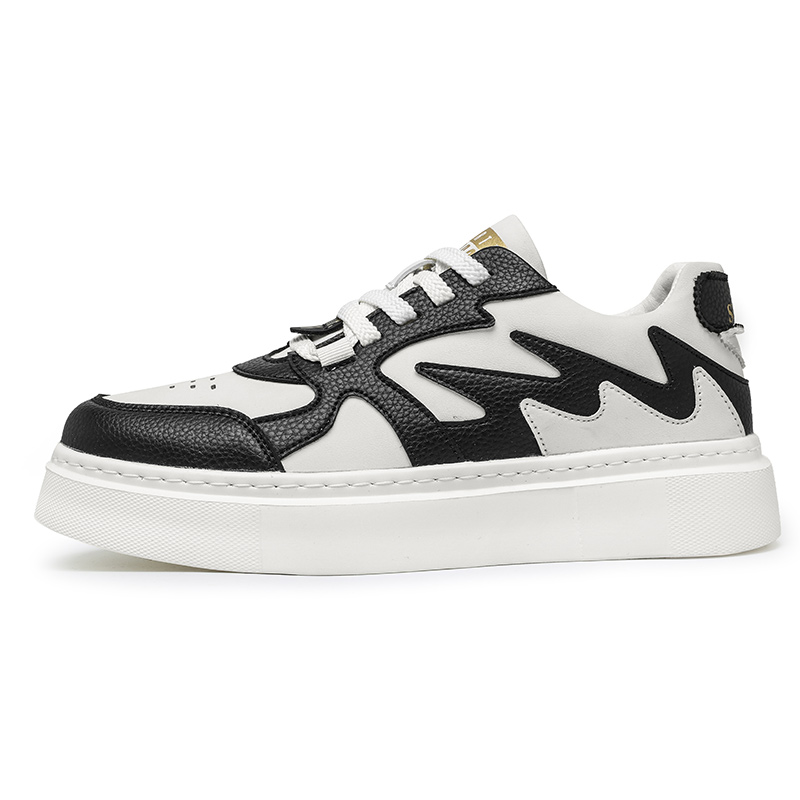 

Износостойкие, упругие, водонепроницаемые и дышащие кроссовки для скейтбординга для детей и подростков с низким верхом Cotton Gene, бежевый/черный