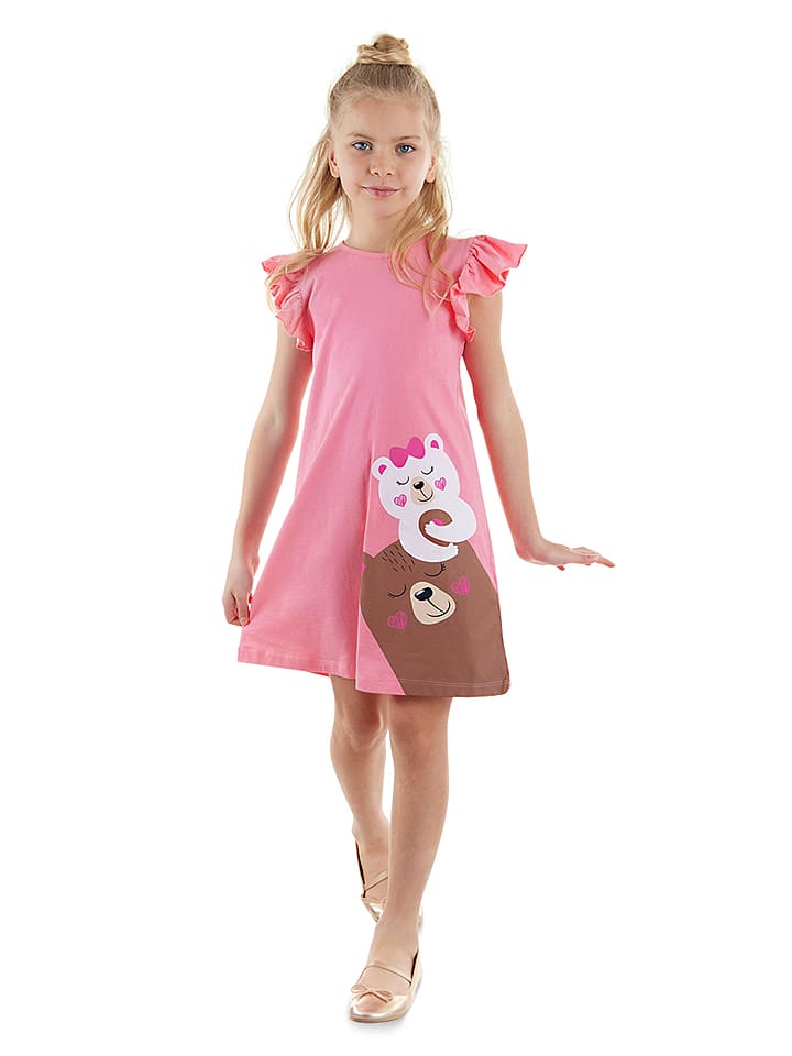 

Платье Teddy Bear Denokids, розовый