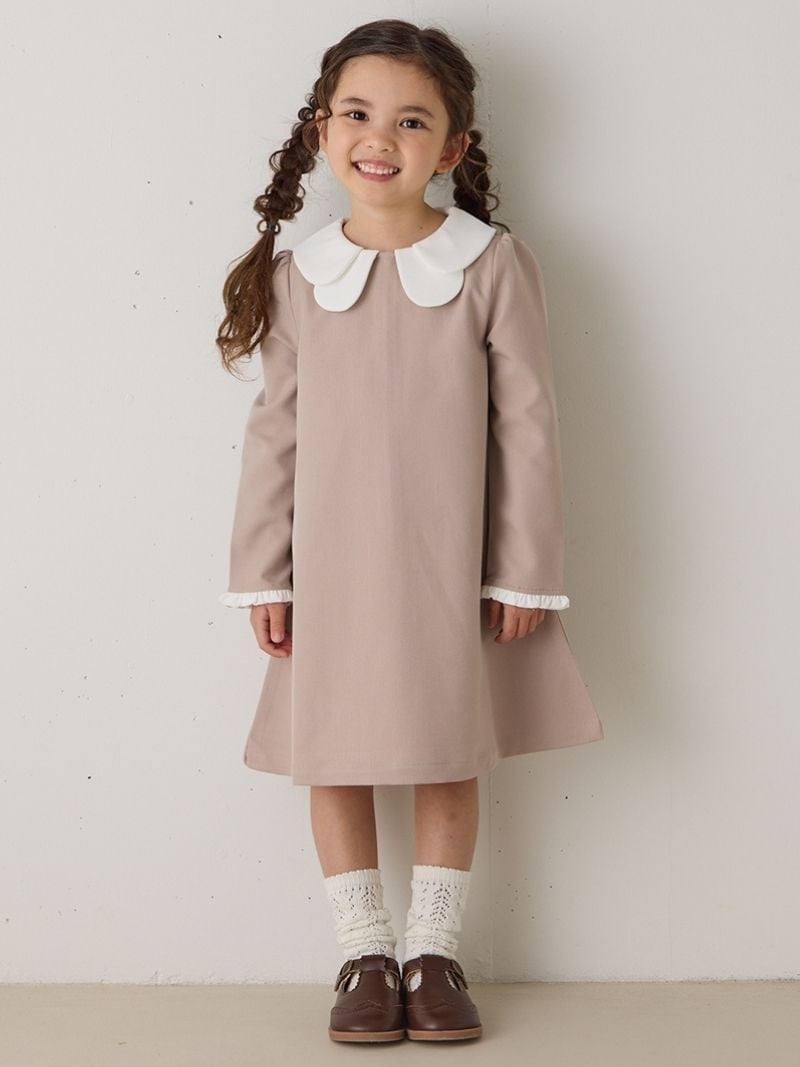 Двухцветное свадебное платье Riziere, BEIGE