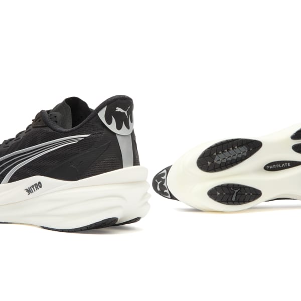 Кроссовки Deviate Nitro 4 Puma, черный, белый & серебро — фото 3