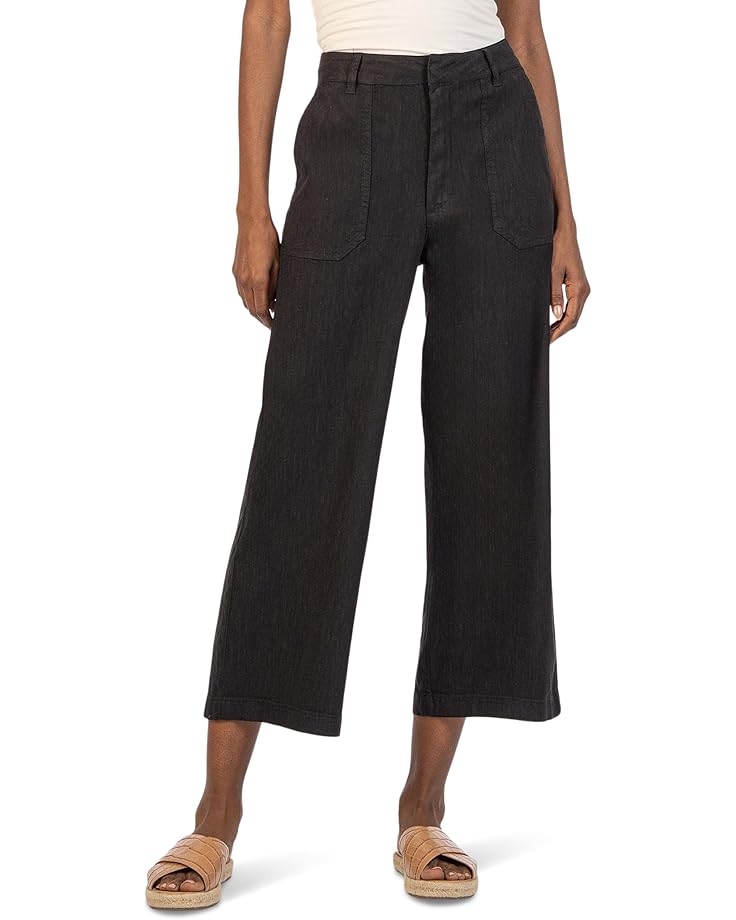 

Брюки KUT from the Kloth Topaz-Wide Leg Pant W/ Porkchop Pockets, черный