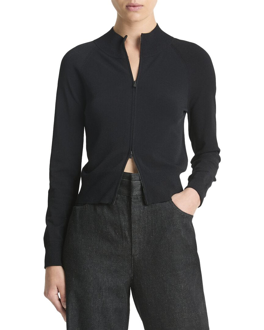 

Куртка Vince Raglan Zip, черный