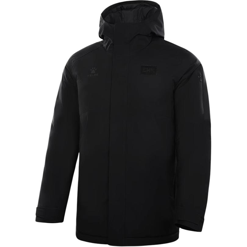 

Kelme Мужская пуховая куртка, черные, с капюшоном, утепленные, другие модели