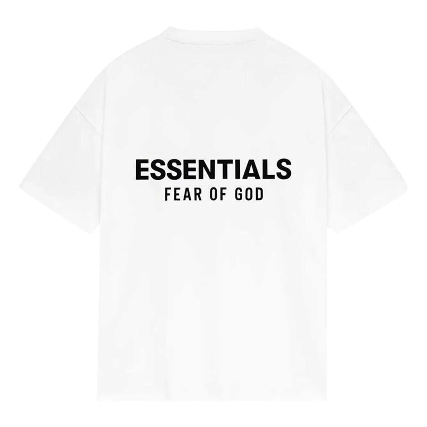 Футболка Fear of God Essentials Classic Fit, цвет «Ярко-белый» — фото 2