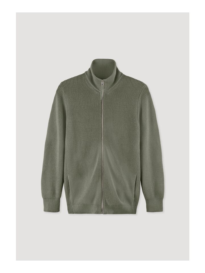 

Кардиган Hessnatur Strickjacke Regular, оливковый