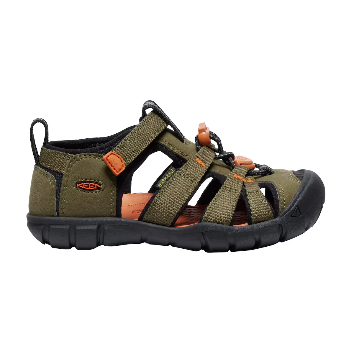 

SEACAMP II CNX Детские горные сандалии Keen, цвет Verde Oliva