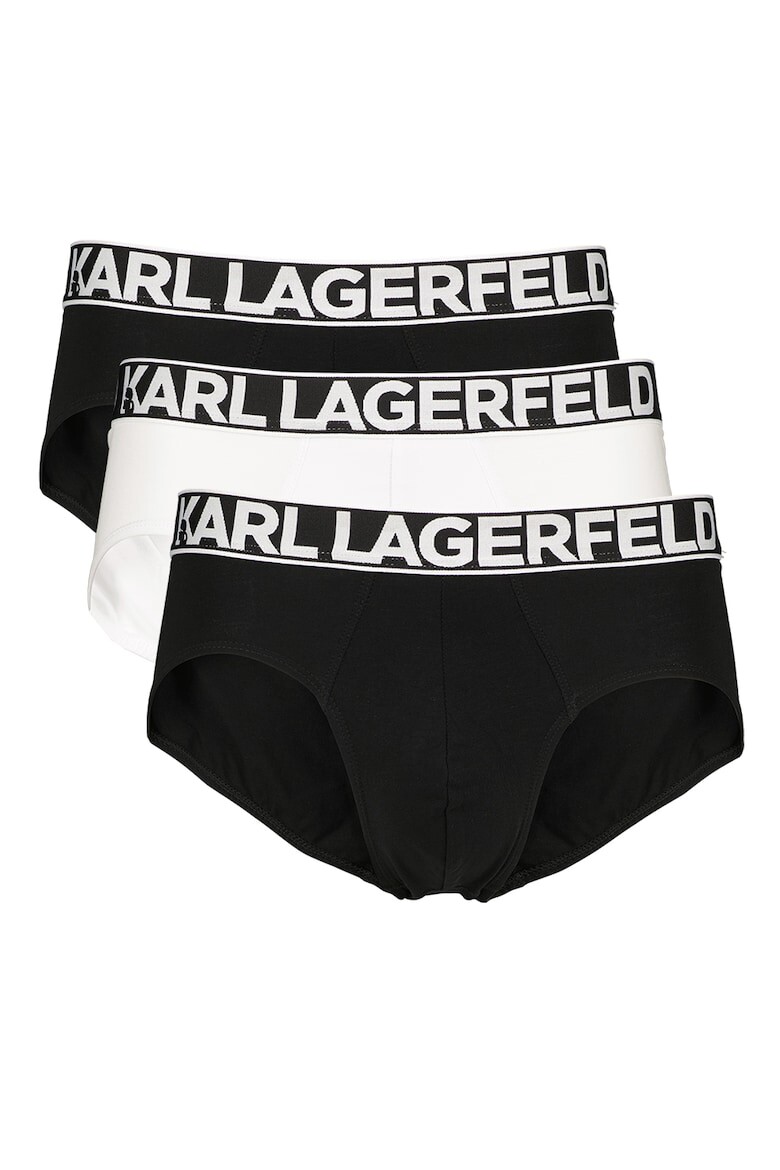 

Трусы из органического хлопка, 3 пары Karl Lagerfeld, черный