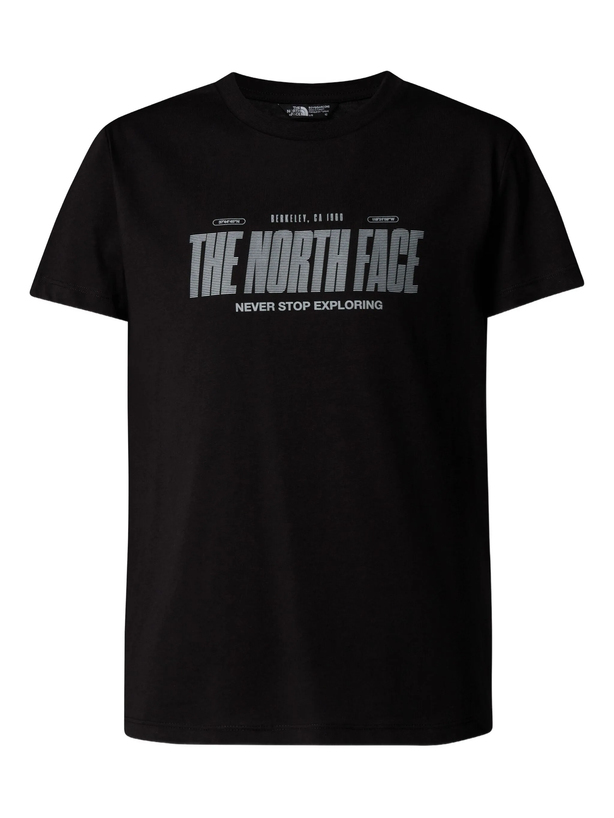 

Футболка с логотипом The North Face Kids, черный