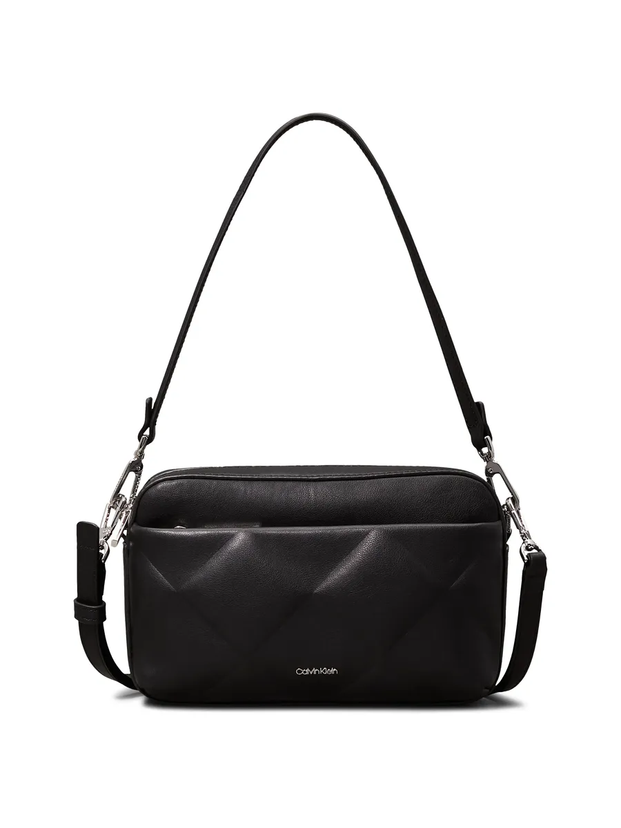 

Сумка через плечо Calvin Klein "DIAMOND QUILT CAMERA BAG W/PKT", цвет Ck Black