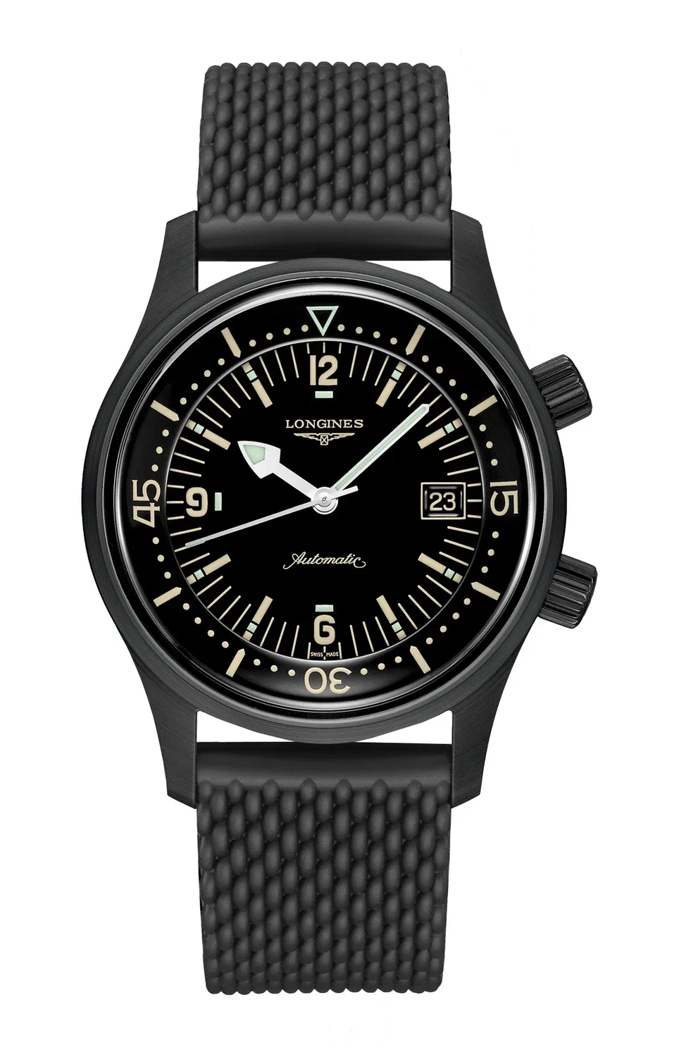 Часы LONGINES Legend Diver - L3.774.2.50.9, серебряный