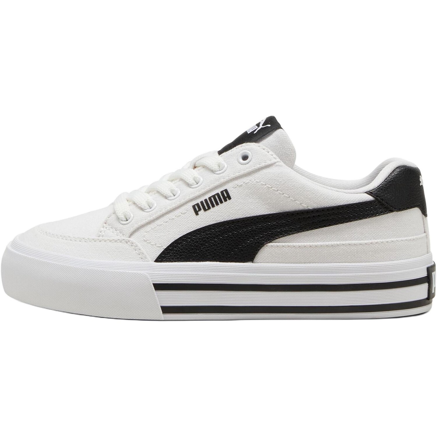 

Обувь для скейтбординга Court Classic Vulc для детей, начальная школа Puma, белый/черный