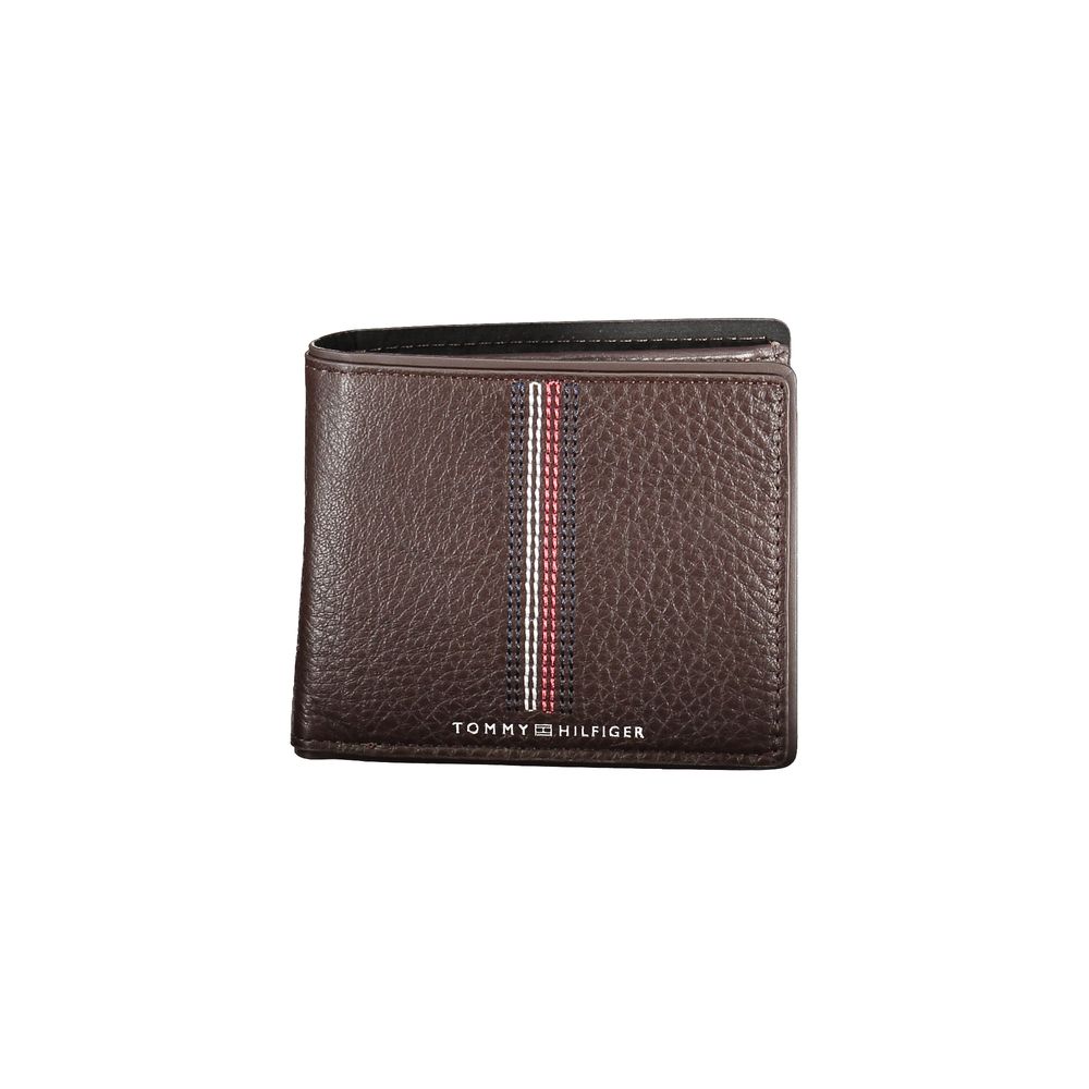 

Коричневый кожаный кошелек Tommy Hilfiger