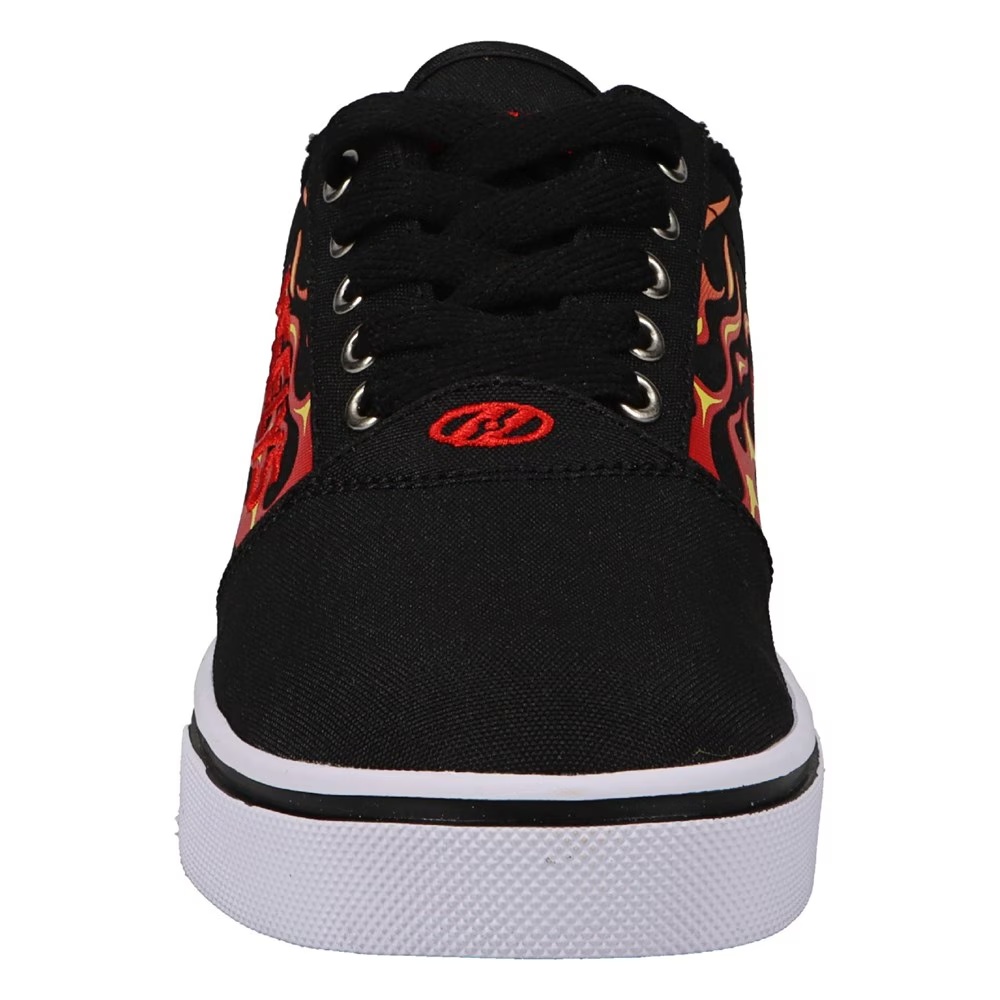 Детские кроссовки с колесиками Heelys Pro 20 Prints для малышей и подростков, black/red/flames — фото 2