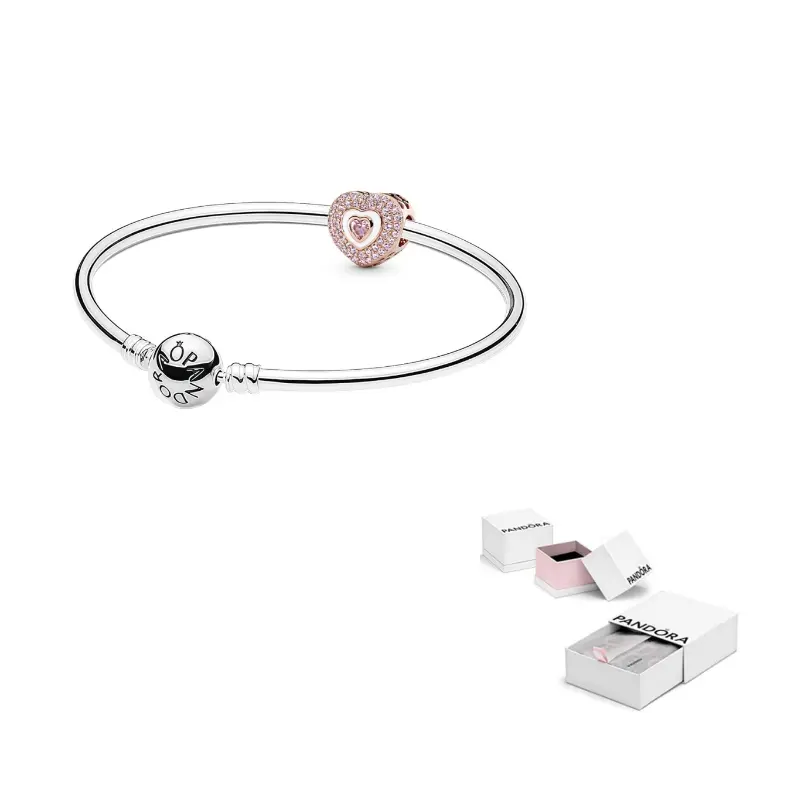 

Pandora Браслеты для женщин из стерлингового серебра 925 пробы, разноцветные