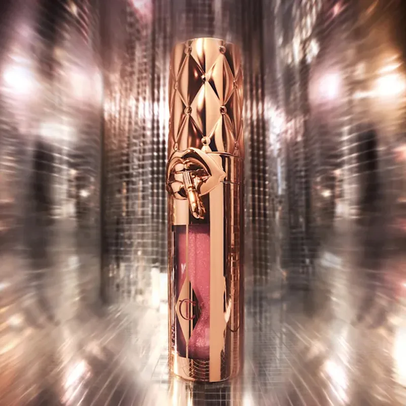 Charlotte Tilbury CT Plumping And Moisturizing By The Bedside Бальзам для губ питательный, легко наносится, 5.5 мл, подарок на день рождения, #Nudegasm Diamonds — фото 4