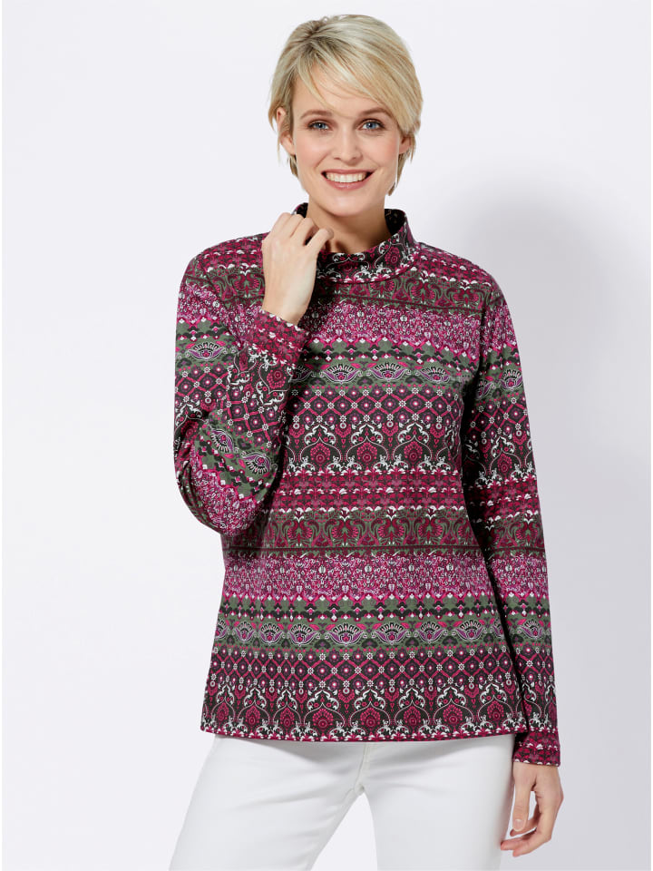 

Рубашка с длинными рукавами с принтом тростниково-серого цвета WITT WEIDEN