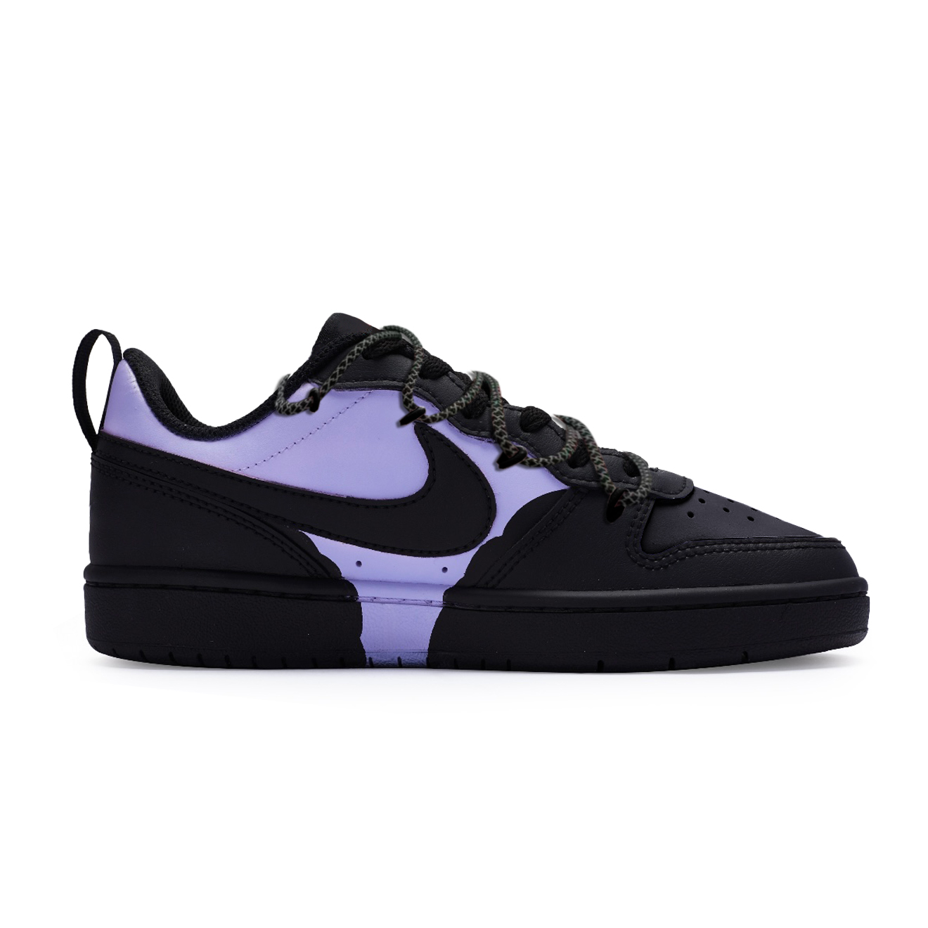 Nike Детская сумка для покупок Court Borough Dusty Purple Starry с противоскользящим и износостойким покрытием, низкие, для скейтбординга — фото 4