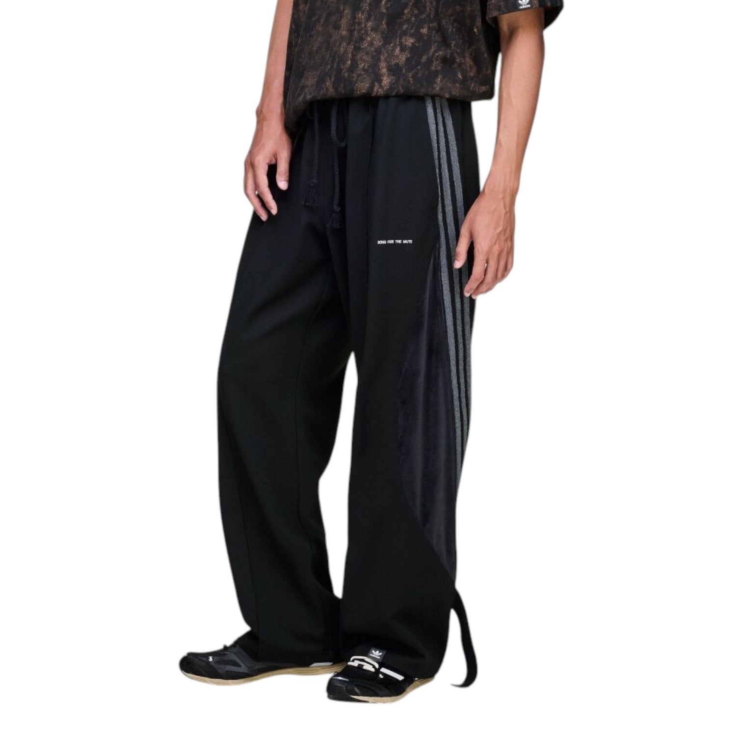 Брюки adidas x Song For The Mute 006 Relaxed Track Pants 'Black' — фото 3